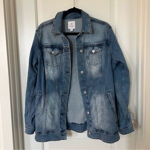 EUC ✨ SZ XL LULAROE JAXON DENIM JACKET ✨ MEDIUM WASH
